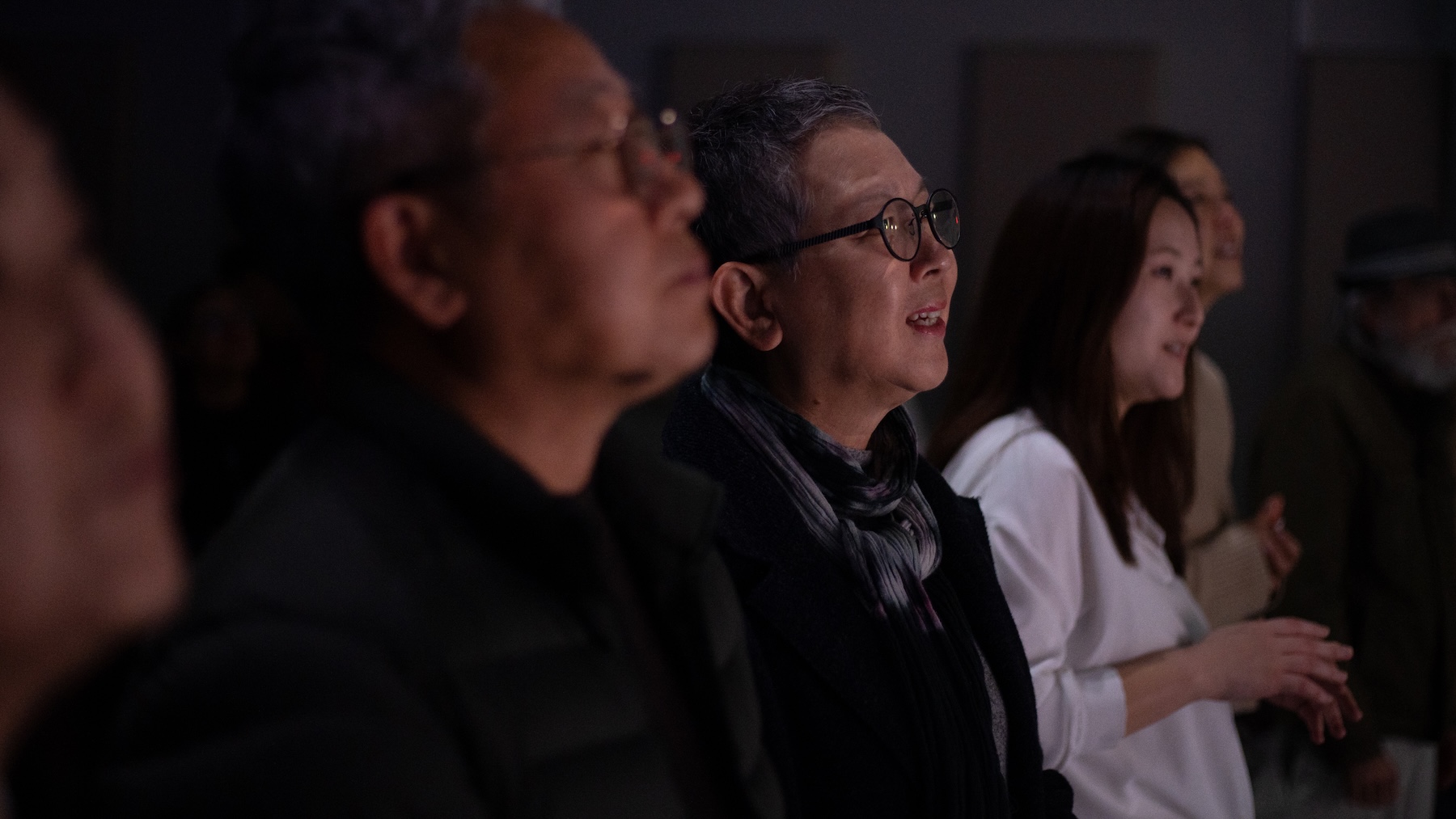 Lineage Church community worshipping together