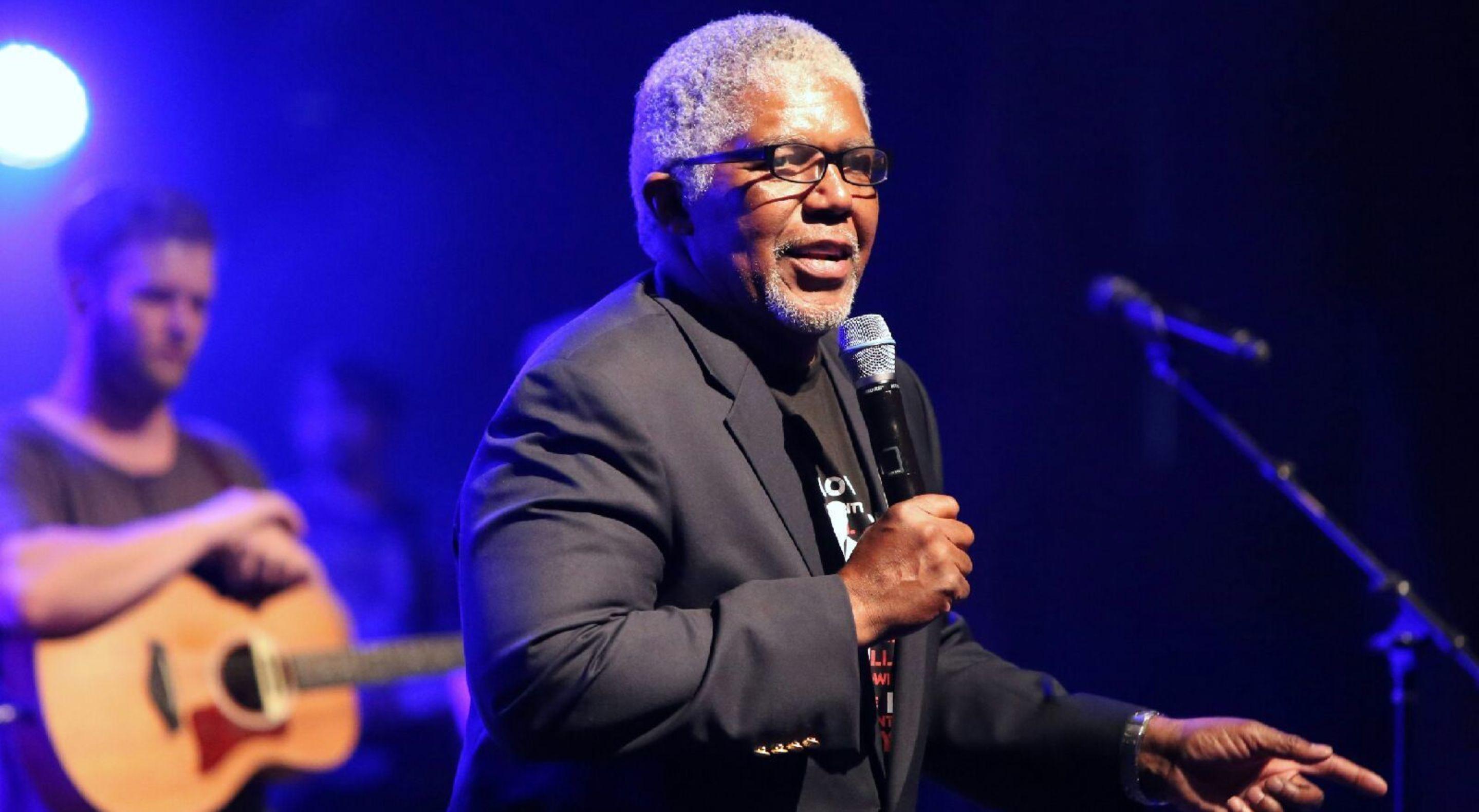 Dr. Samuel Huddleston speaking