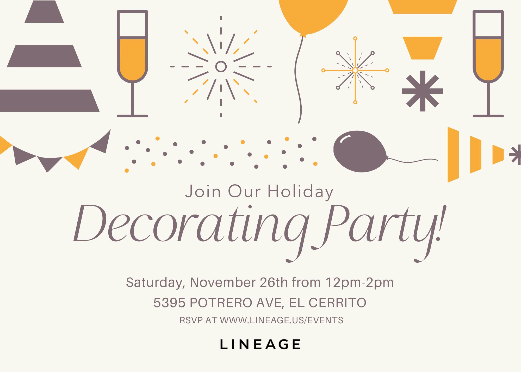 Holiday Decorating Party